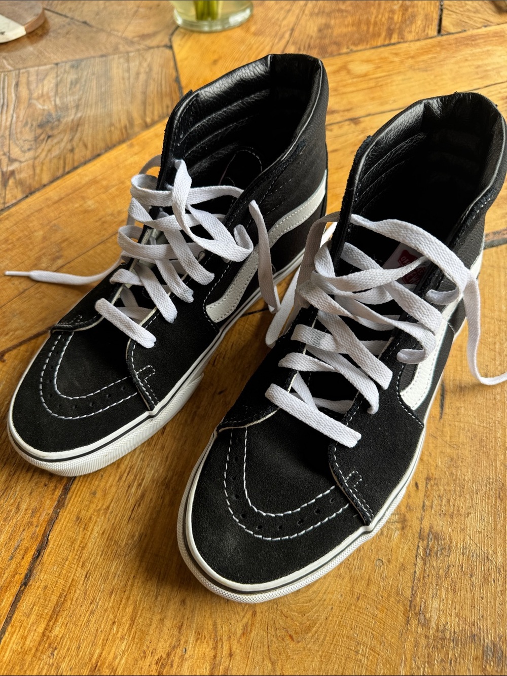 Classic Vans Black High-Top Skate 8.5 W